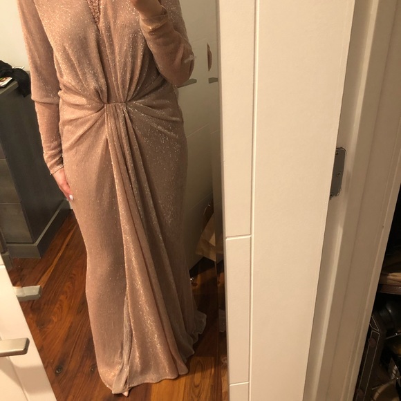 Talbot Runhof Ruched Lurex Gown - Picture 15 of 15